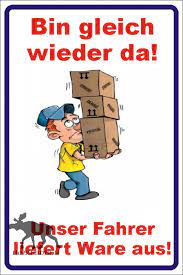 Bin Gleich Wieder Da   Der Fahrer Liefert Die Ware Aus