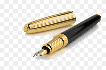 Brown Fountain Pen With Cap