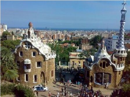 Парк гуель Барселона-parc guel Barcelona 
