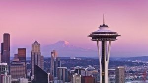 Space Needle Tower In Seattle