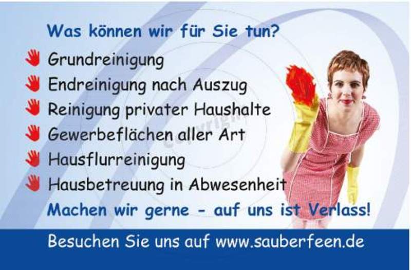 Visitenkarte Sauberfeen
