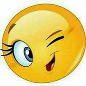 Winking Girl Emoticon